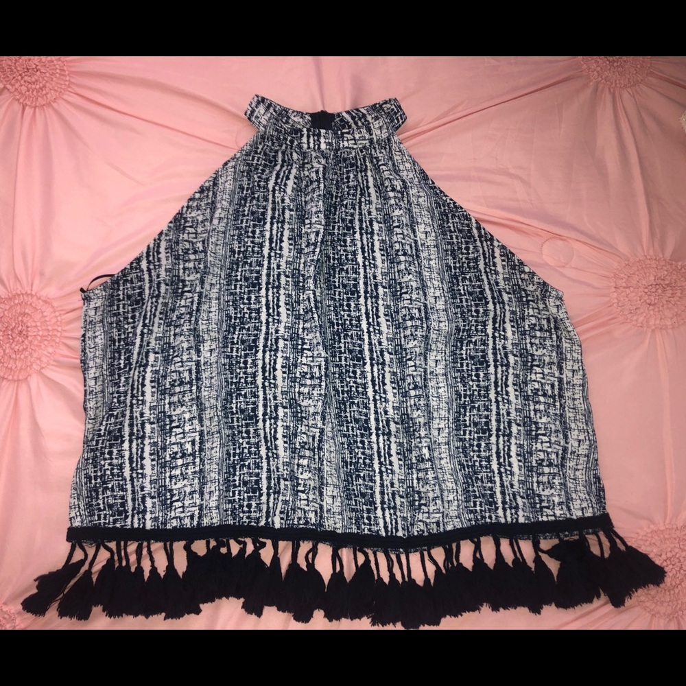 Haltered Very Flowy Blouse